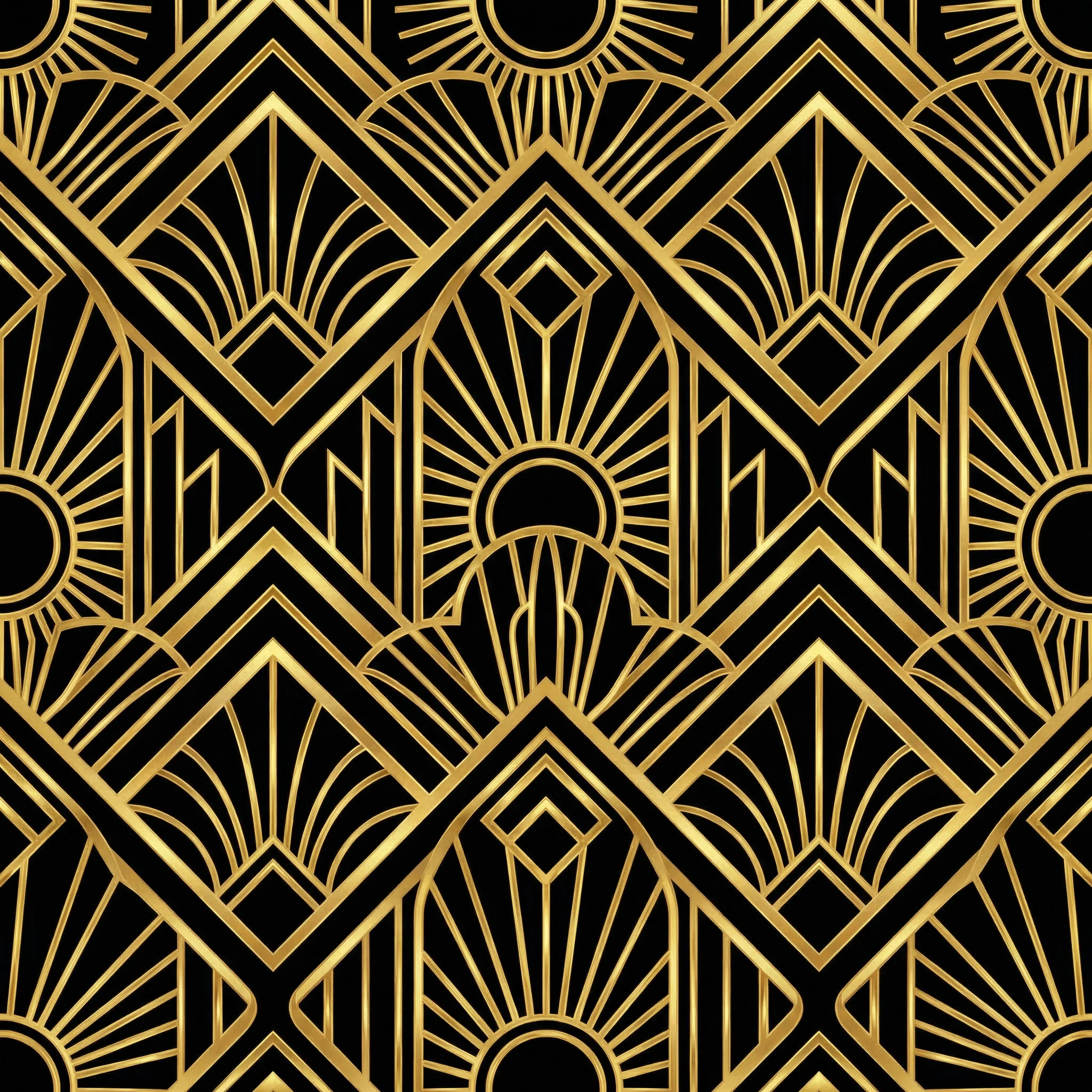 Art Deco几何图案 - 装饰 九游棋牌 页面